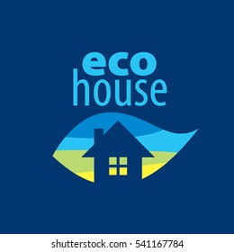 vector logo house