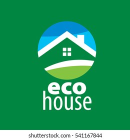 vector logo house