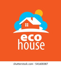 vector logo house