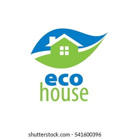 vector logo house