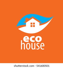 vector logo house