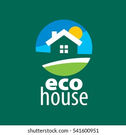 vector logo house