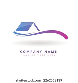 Vector logo house building design 