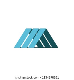 vector logo house shaped line