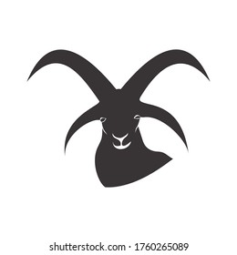 VECTOR LOGO FOR HUNTING GOAT FOR GOODS