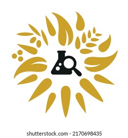 Vector logo icon for agricultural research institute