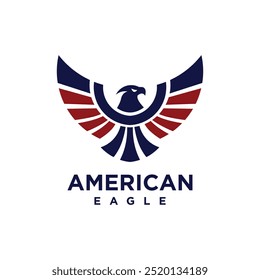 vector logo icon american eagle. logo template