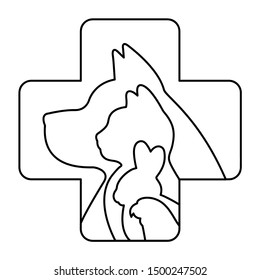 vector logo icon cat dog