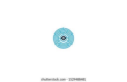 VECTOR LOGO / ICON OF A DIGITAL CIRCUIT INCORPORATED