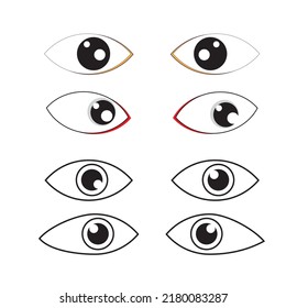 vector logo icon eye illustration