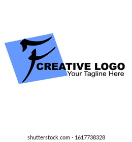 
vector logo icon font f, logo letter F. EPS 10