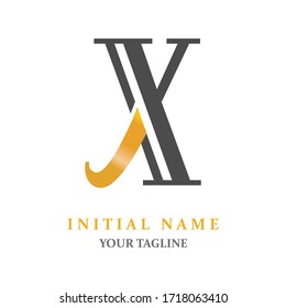 Vector Logo Icon Letter X Concept