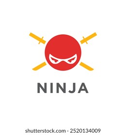 ícone de logotipo de vetor ninja. modelos de logotipo