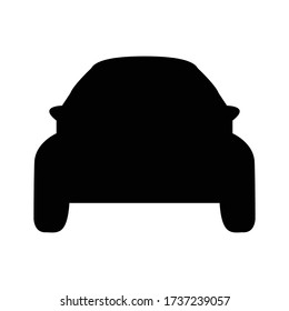 vector logo icon silhouette car black color  logo design for car dealerships, repair of cars, their noise insulation, for websites, applications