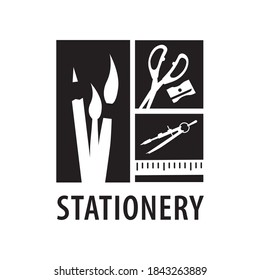 Vector logo, icon for a stationery store