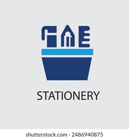 Vector logo, icon for a stationery store
