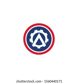 A vector logo icon symbol adesign template illustration