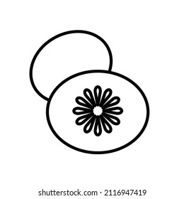 vector logo icon symbol kiwi fruit