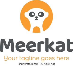 Vector Logo Icon Template Meerkat