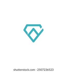 vector logo icon V illusion technology