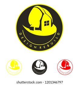 vector logo icon worker helmet