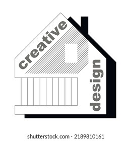Vector logo idea for architecture and construction business