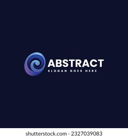 Ilustración del logotipo del vector Resumen Estilo de color gradiente