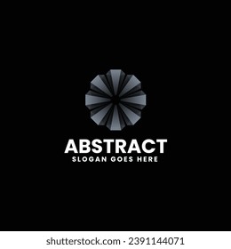 Vektorlogo-Illustration Abstrakter Farbstil