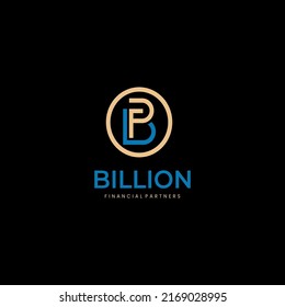 Logo Vector Ilustración Estilo De Línea De Billion Factory.