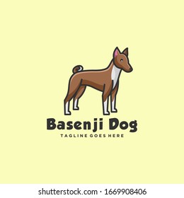 Vector Logo Illustration Dogs Pose cute cartoon.