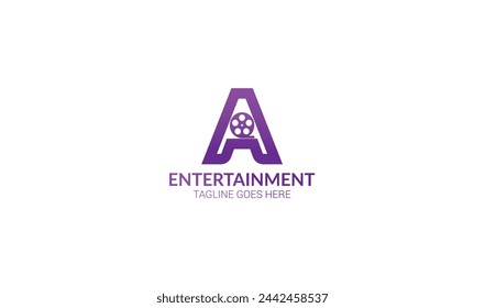Vector Logo Illustration entertainment logo design.