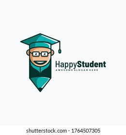 Ilustración con el logotipo del vector.