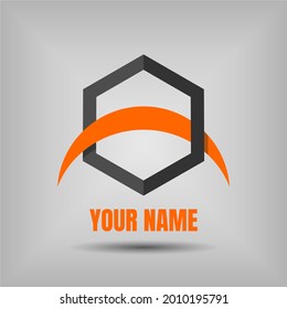 Vector logo Illustration, hexagon. Abstract emblem, design concept, logo, logotype element for template.
File EPS.