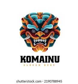 Vector logo illustration Leak Bali gradient colorful style