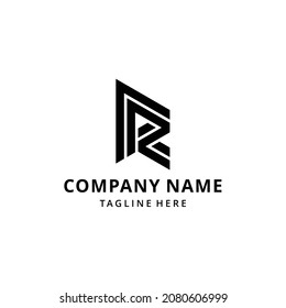 Vektorgrafik-Logo-Buchstabe r Logo, Vektorbrief r