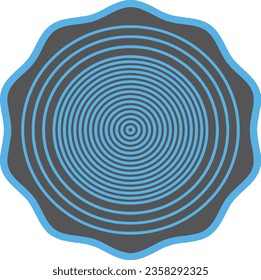 Vector Logo Illustration. Modern icon design logo element with business card template. Design element. Creative Mind Logo Design. Spiral Vector Illustration. Technology round Logo. 