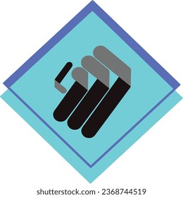 Vector Logo Illustration. Modern icon design logo element with business card template. Design element. Creative Mind Logo Design. Abstract People symbol, togetherness and community concept design.