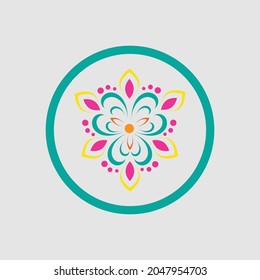 Vector logo illustration on the theme of the traditional celebration of happy diwali