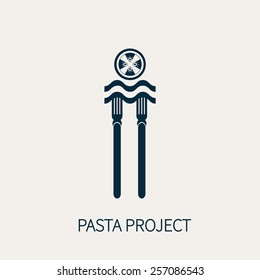 vector logo or illustration for pasta projects