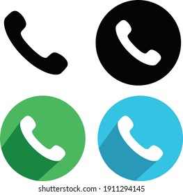 Vector logo illustration of phone icon