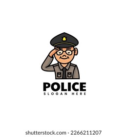 Police Cat Mascot Stock Vector (Royalty Free) 757197370