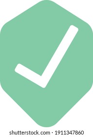 Ilustración del logotipo vectorial del icono protegido