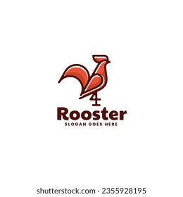 Estilo de arte de la línea del logotipo del vector Ilustración