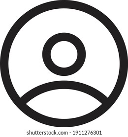 Vektorlogo-Illustration eines einzelnen Personensymbols