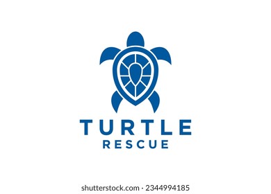 Vector Logo Illustration Turtle tortoise icon vector