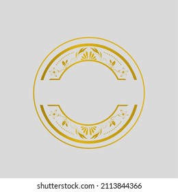 vector logo illustration, vintage fit, labels for barber shops, boutiques, restaurants, hotels, cafes, gold shops,