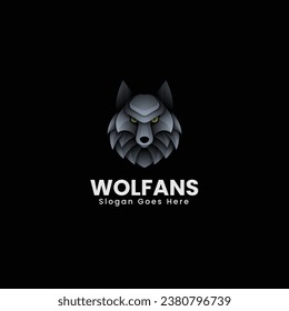 Vector Wolf Style Logo
