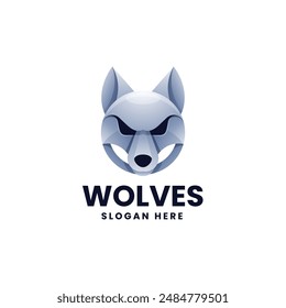 Wolves Vector Illustration Style