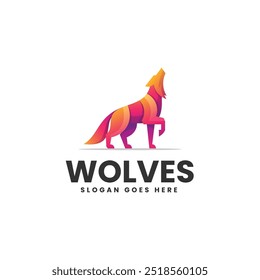 Style Illustration Logo Gradient