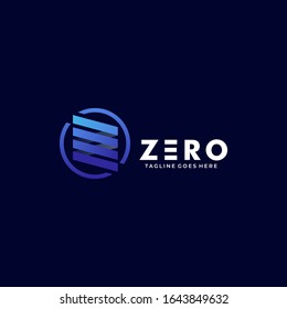 Vector Logo Illustration Zero Gradient Colorful